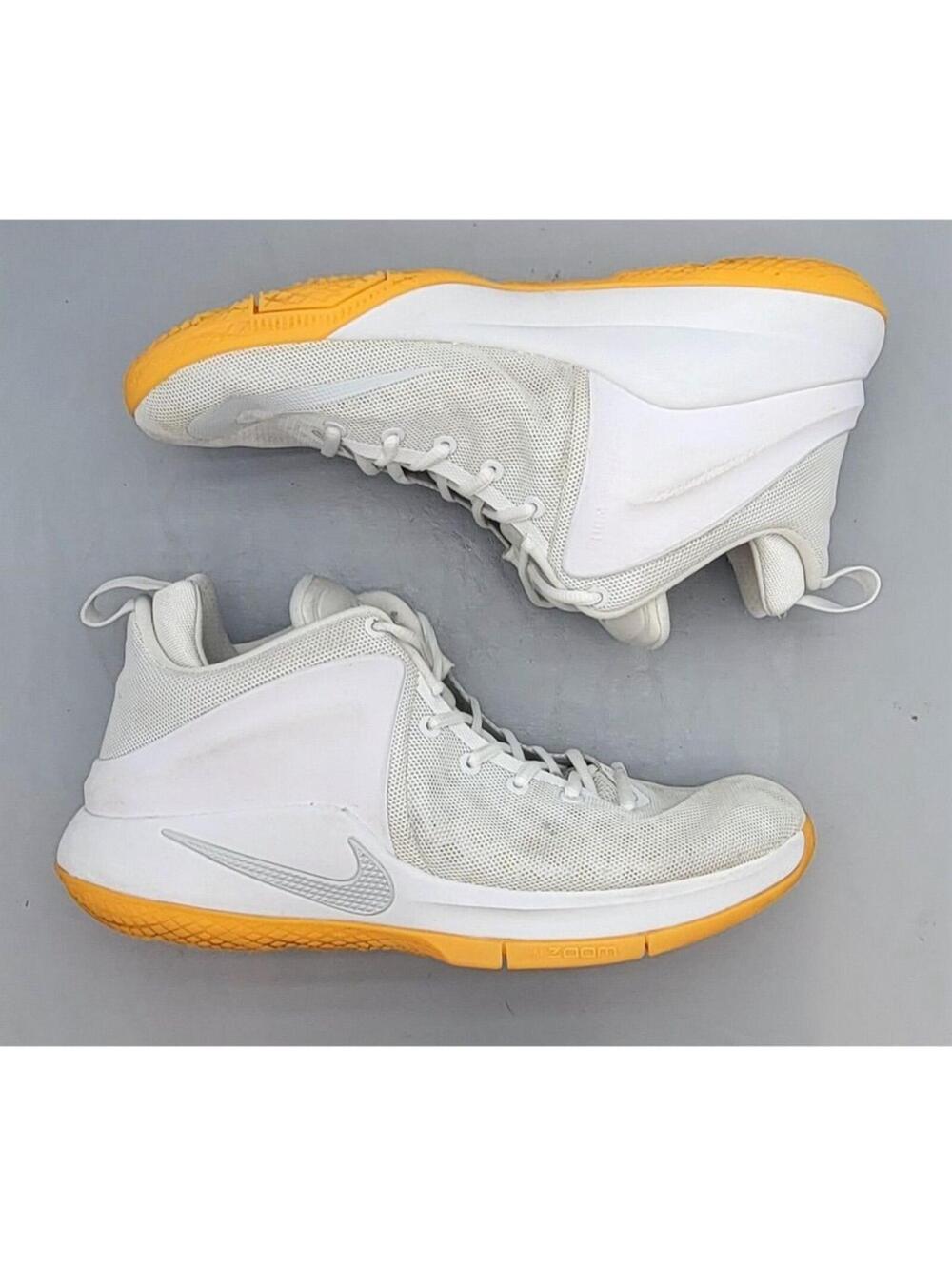 Nike LeBron Zoom Witness Basketball Shoes White Men’s Size 10 #852439-103